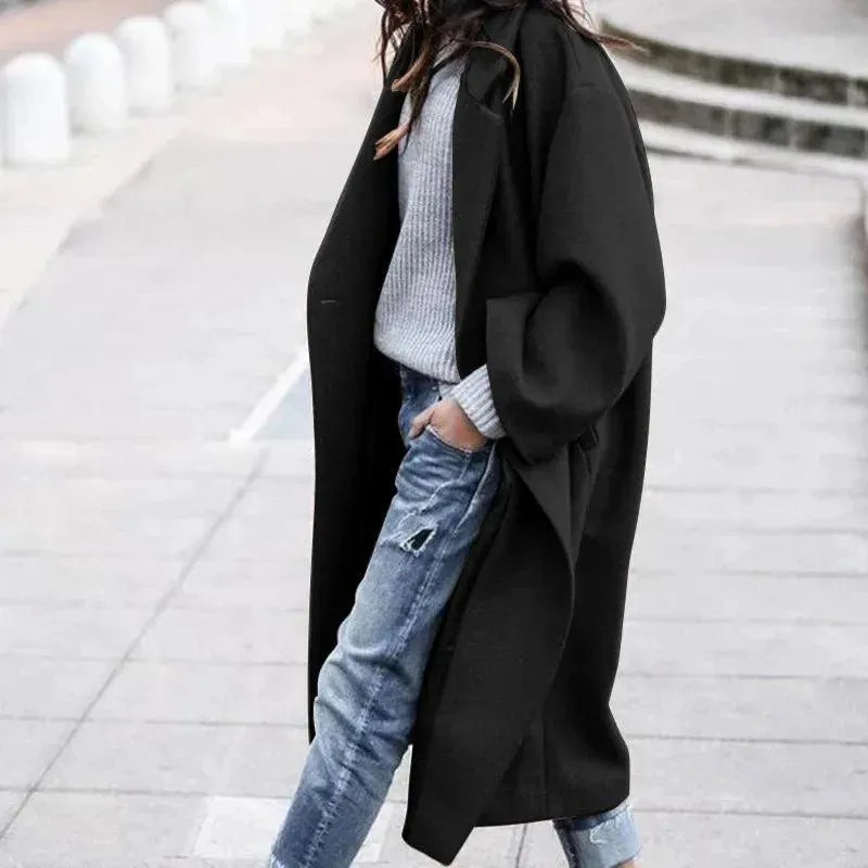 Women's Overcoat Oversized Longline Warm Design