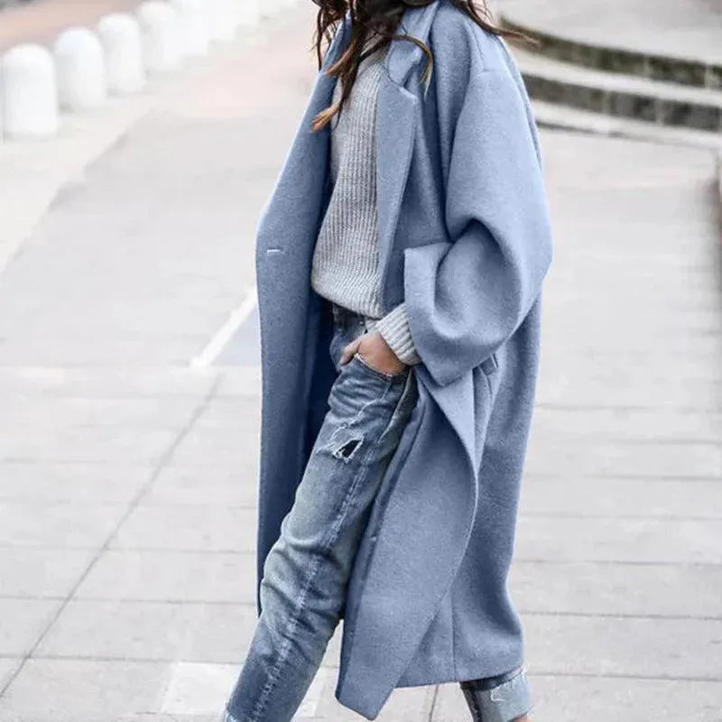 Women's Overcoat Oversized Longline Warm Design