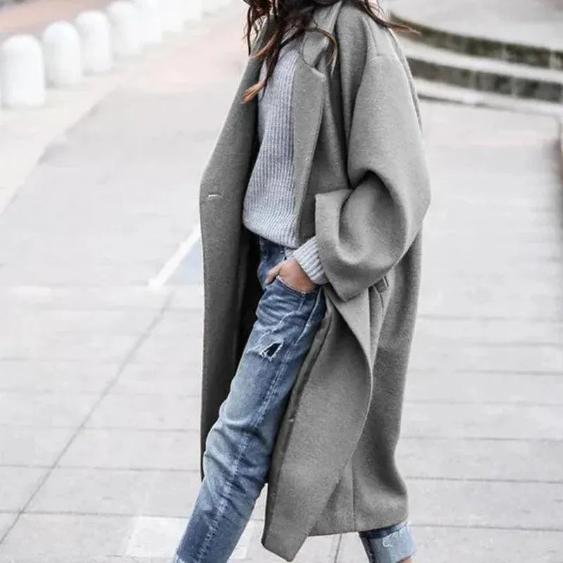 Women's Overcoat Oversized Longline Warm Design