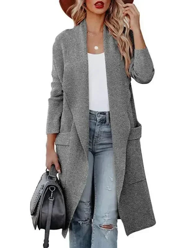 Women's Oversized Wrap Coat Long Relaxed Style