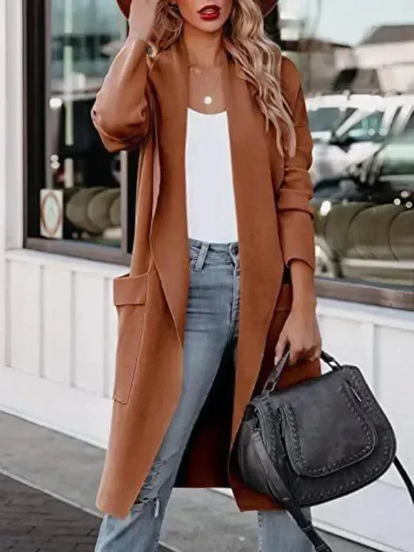Women's Oversized Wrap Coat Long Relaxed Style