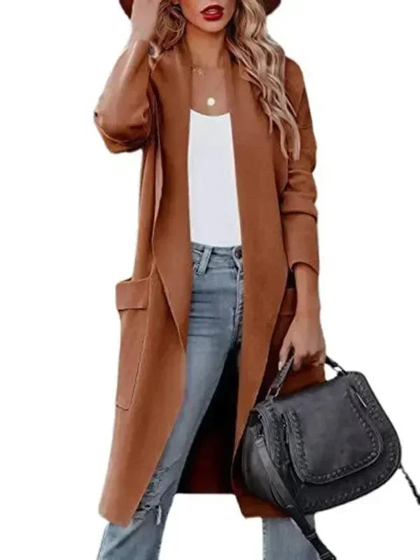 Women's Oversized Wrap Coat Long Relaxed Style