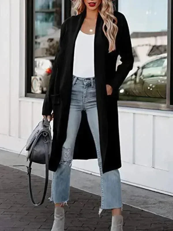 Women's Oversized Wrap Coat Long Relaxed Style