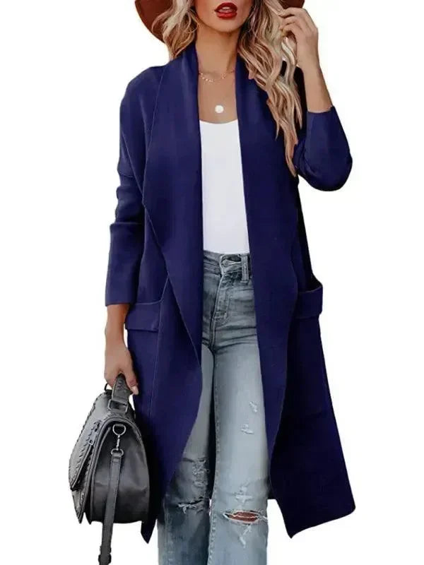 Women's Oversized Wrap Coat Long Relaxed Style