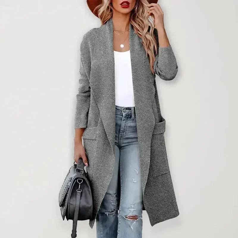 Women's Oversized Wrap Coat Long Relaxed Style