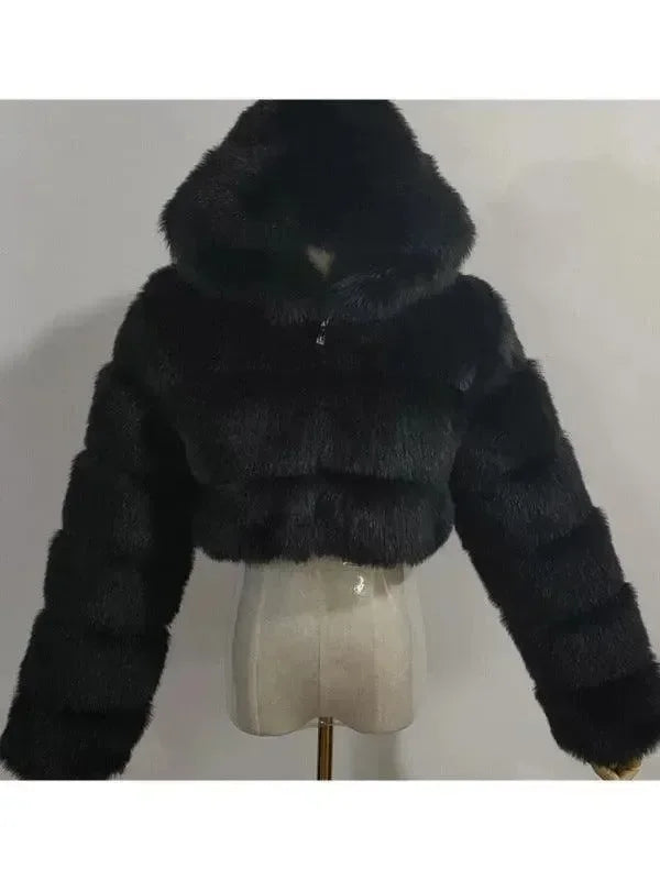 Women's Parka Coat Slim Fit Hooded Style