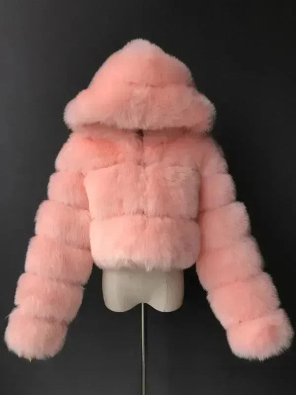 Women's Parka Coat Slim Fit Hooded Style