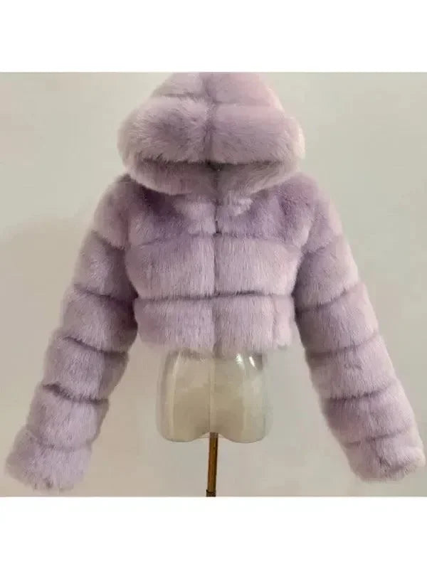 Women's Parka Coat Slim Fit Hooded Style