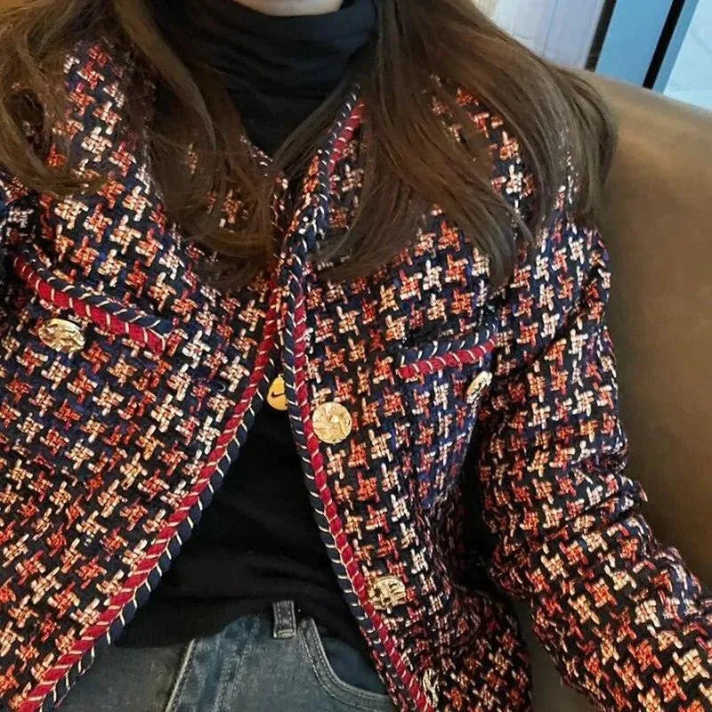Women’s Pearl Tweed Jacket Elegant Style