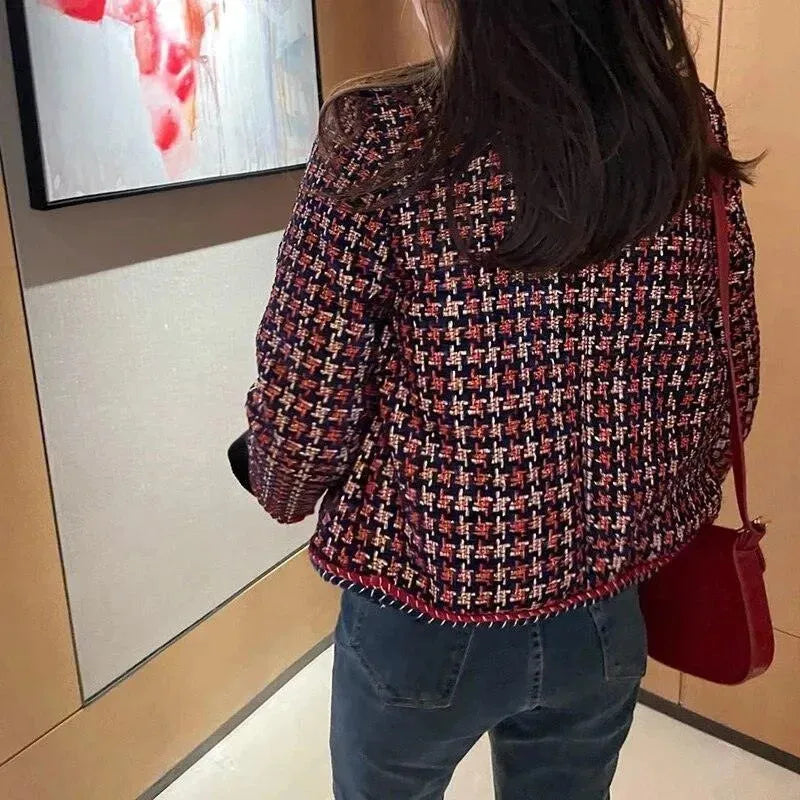 Women’s Pearl Tweed Jacket Elegant Style