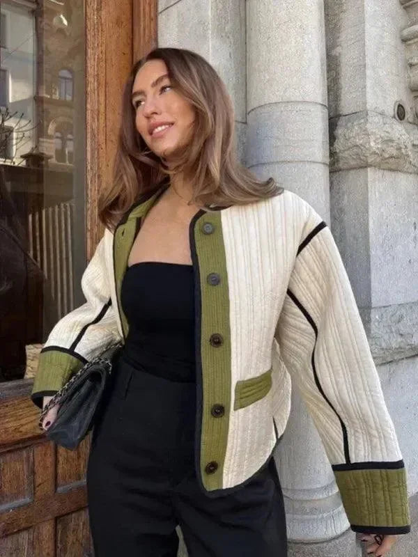 Women’s Quilted Jacket Loose Fit Style