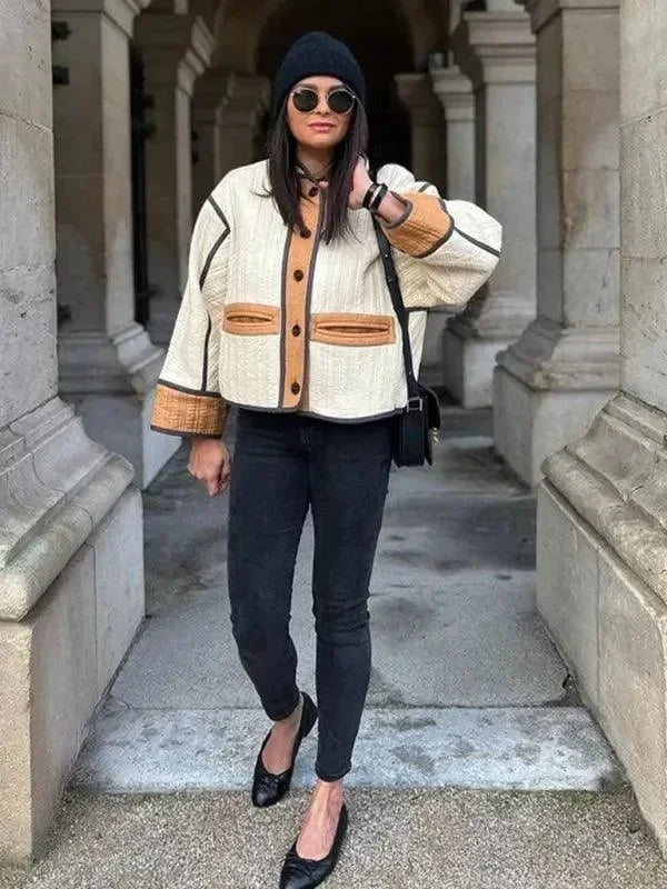 Women’s Quilted Jacket Loose Fit Style