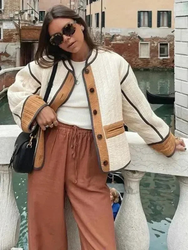 Women’s Quilted Jacket Loose Fit Style
