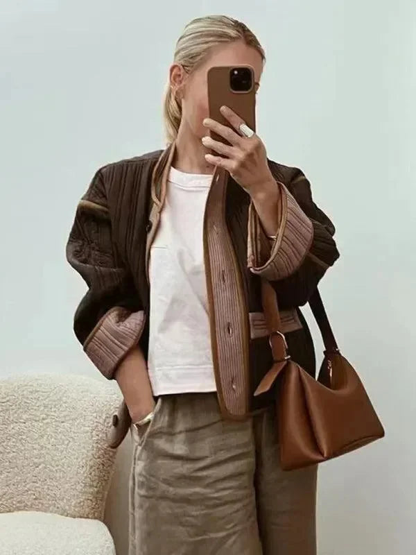 Women’s Quilted Jacket Loose Fit Style