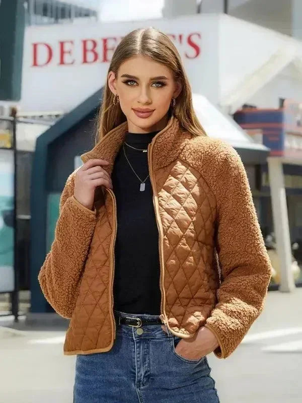 Women’s Quilted Jacket Slim Fit Style