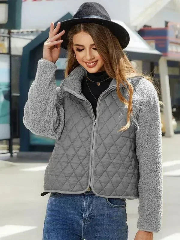Women’s Quilted Jacket Slim Fit Style