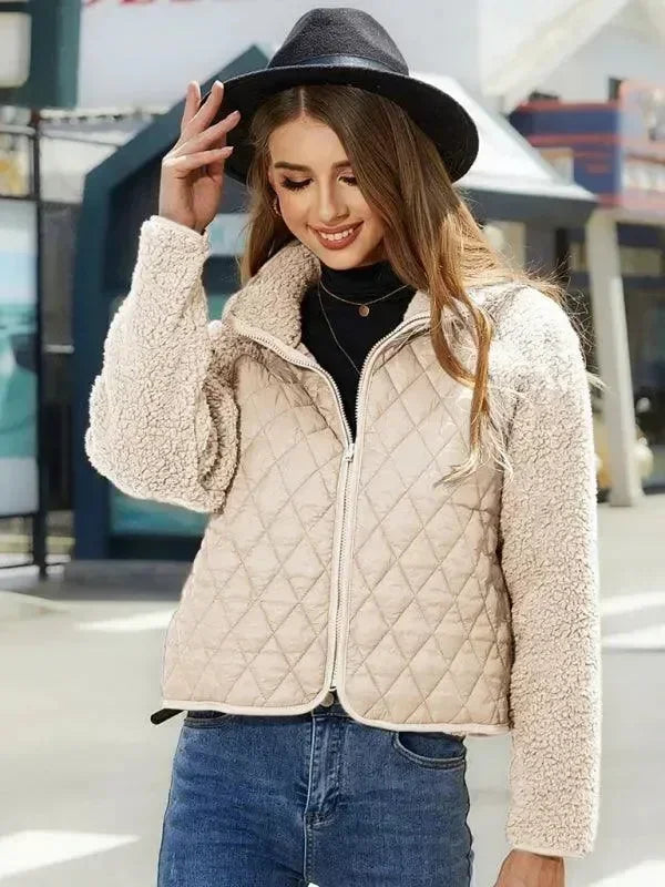 Women’s Quilted Jacket Slim Fit Style