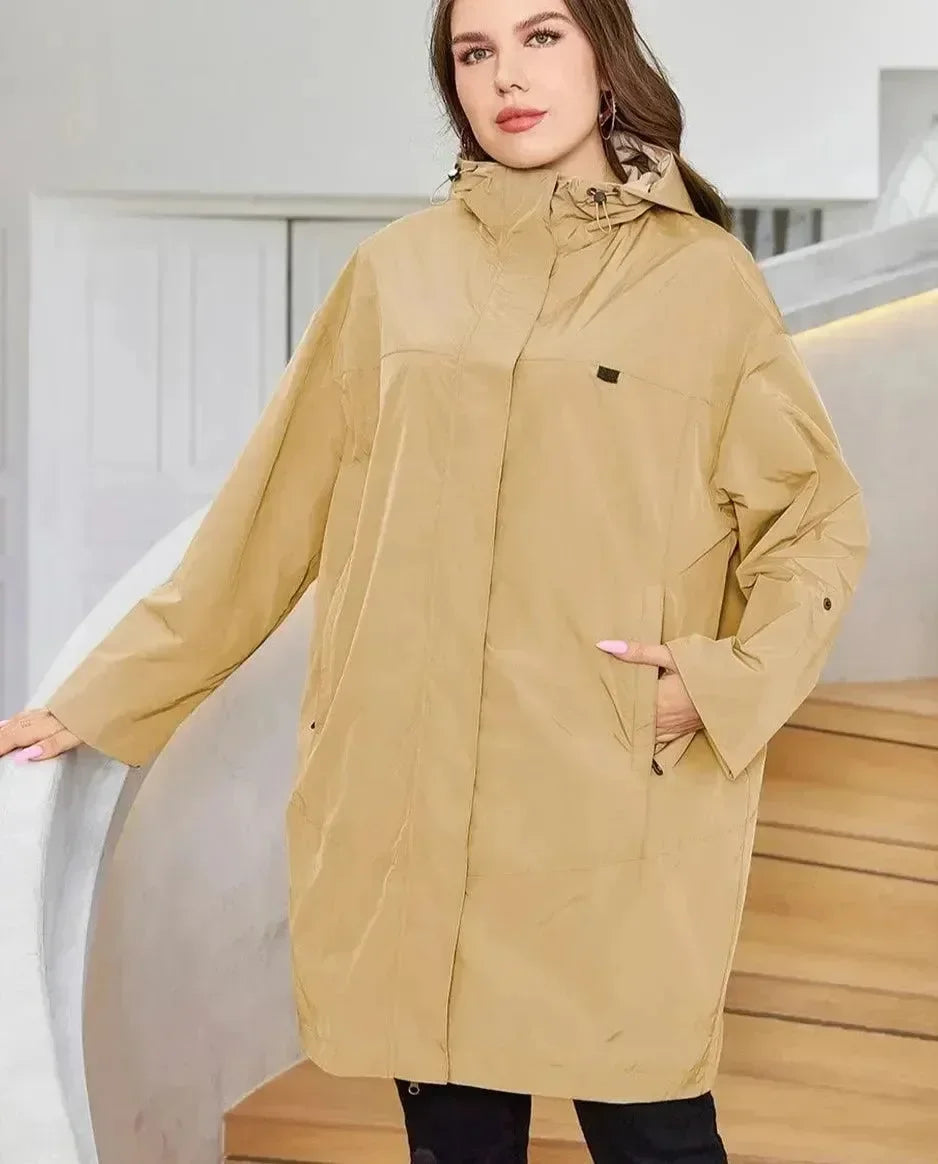 Women's Rain Coat Waterproof Lightweight Design