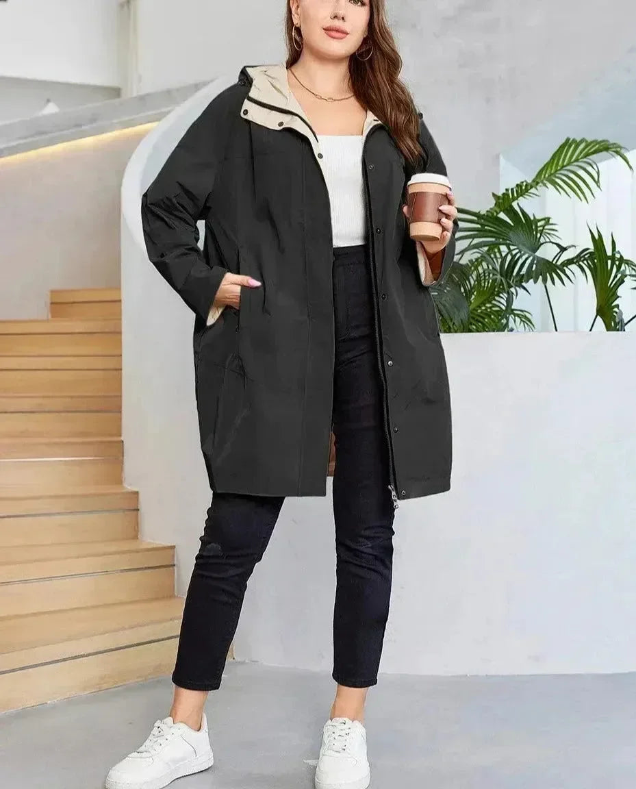 Women's Rain Coat Waterproof Lightweight Design