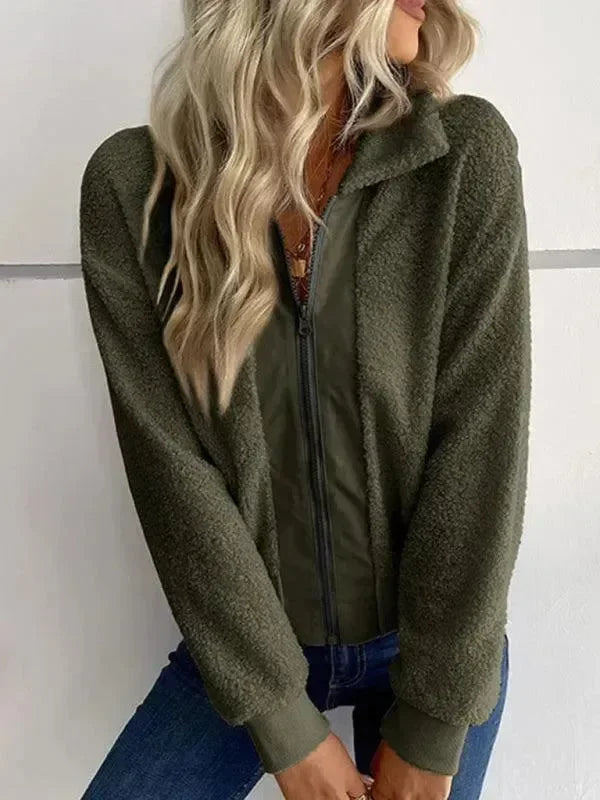 Women’s Slim Bomber Jacket Casual Style