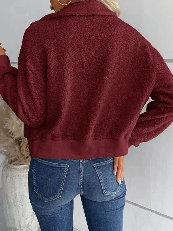 Women’s Slim Bomber Jacket Casual Style