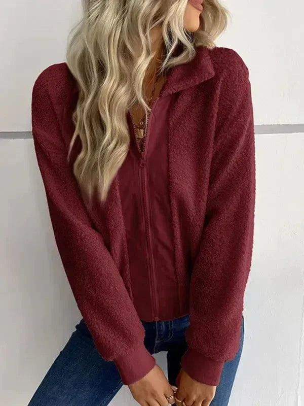 Women’s Slim Bomber Jacket Casual Style