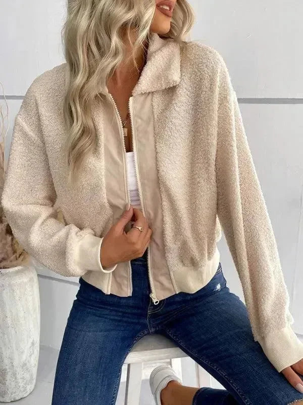 Women’s Slim Bomber Jacket Casual Style