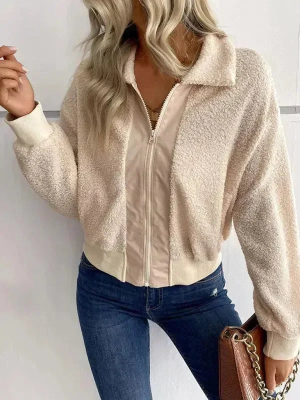 Women’s Slim Bomber Jacket Casual Style