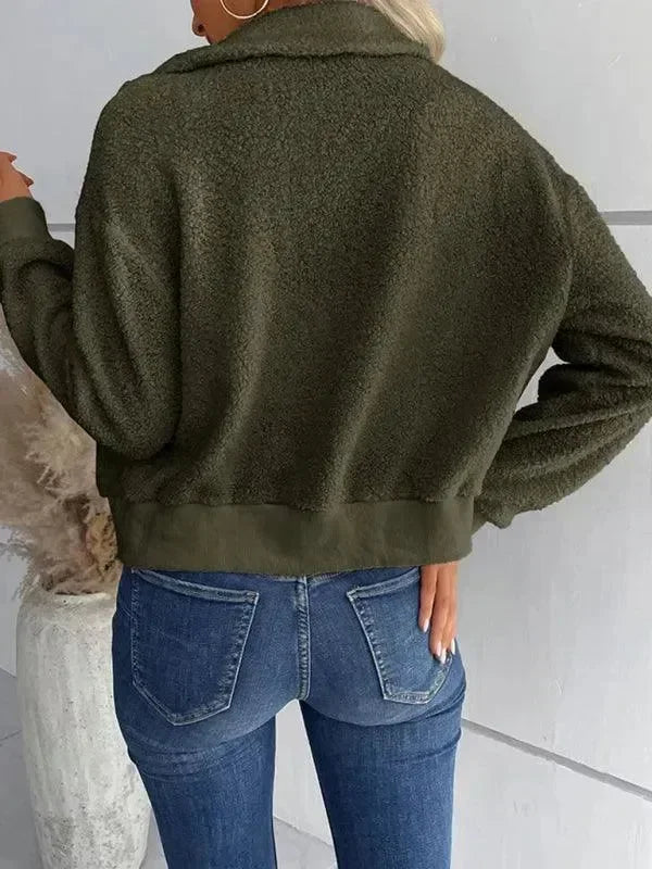 Women’s Slim Bomber Jacket Casual Style