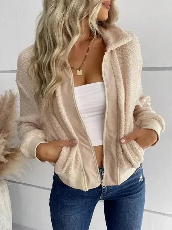 Women’s Slim Bomber Jacket Casual Style