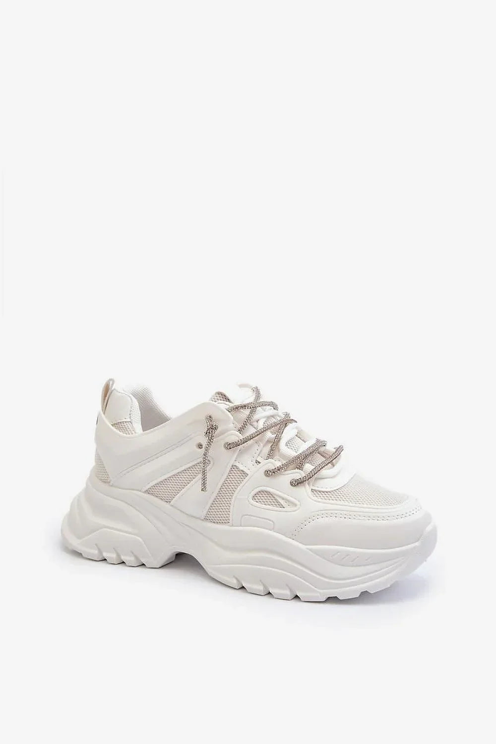 Women's Sneakers - Low-Top Platform Sneakers Shoes - Lace-Up All-Season Shoes-Sneakers-LeStyleParfait