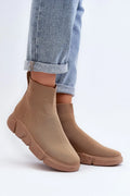 Women's Sneakers - Sock Slip-on Sneakers - Pull-On Elastic All-Season Shoes