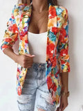 Women's Sport Coat Slim Fit Printed Style