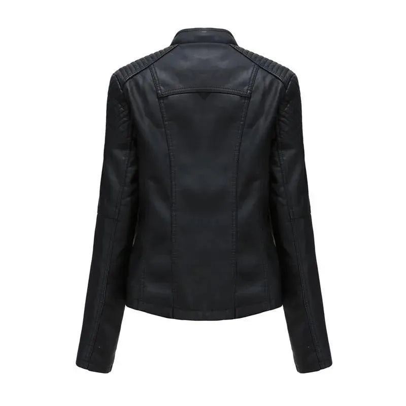 Women’s Structured Moto Jacket Casual Style