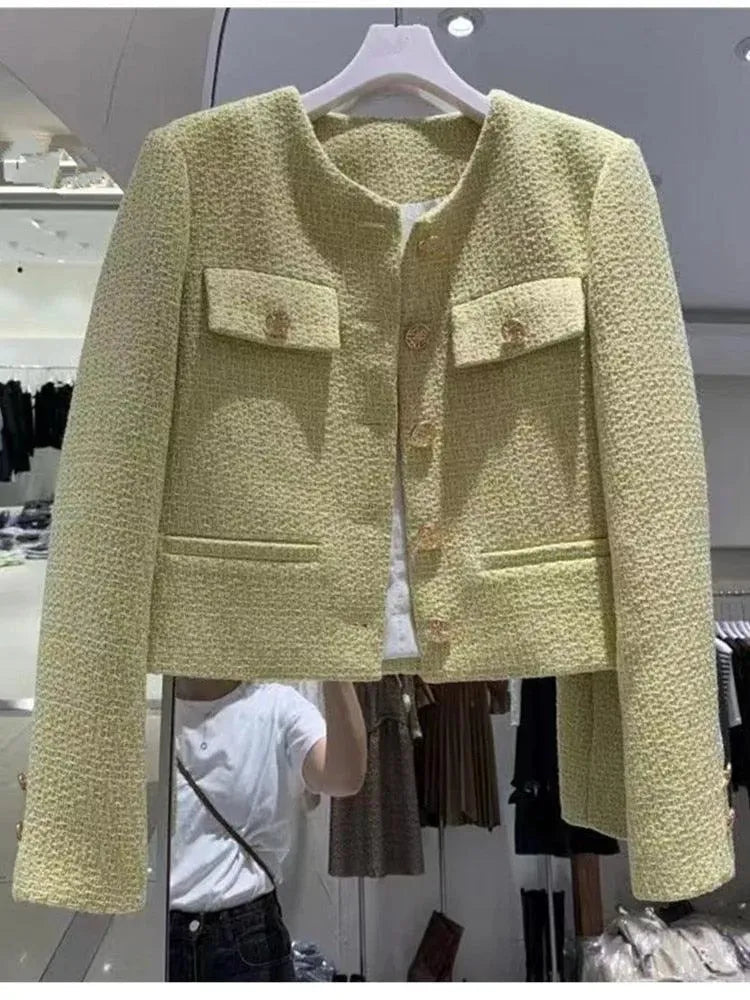 Women’s Structured Tweed Jacket Formal Style
