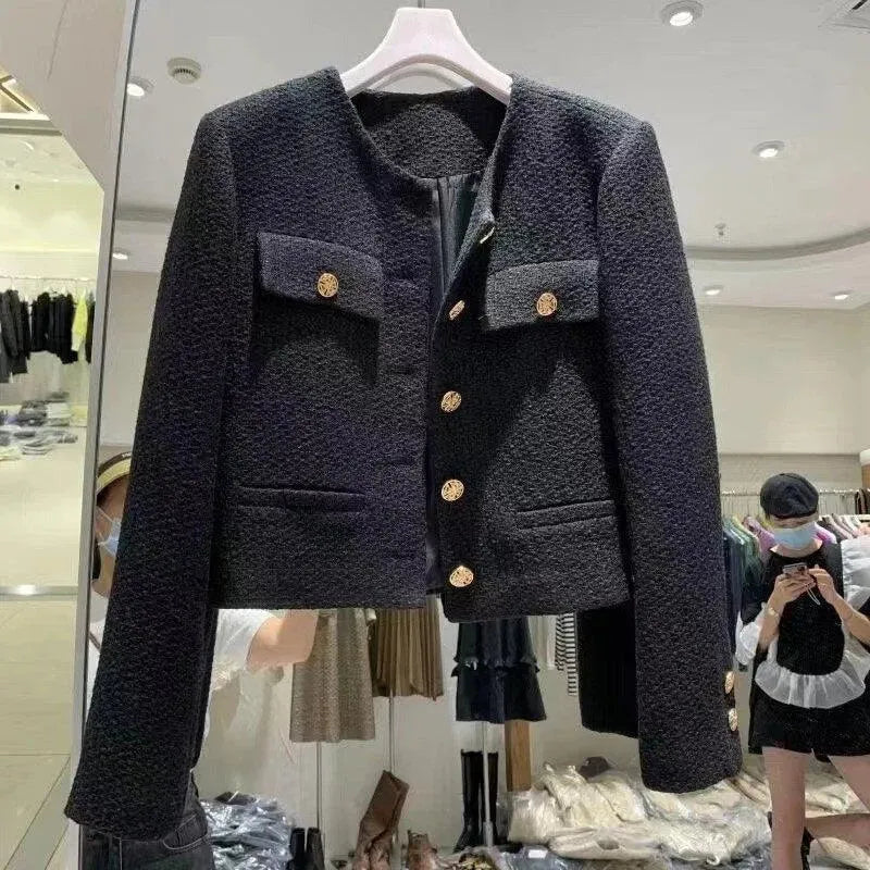 Women’s Structured Tweed Jacket Formal Style