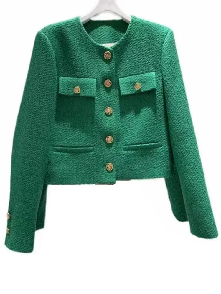Women’s Structured Tweed Jacket Formal Style