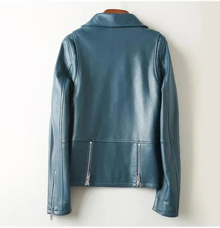 Women’s Studded Biker Jacket Edgy Style
