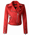 Women’s Suede Biker Jacket Premium Style