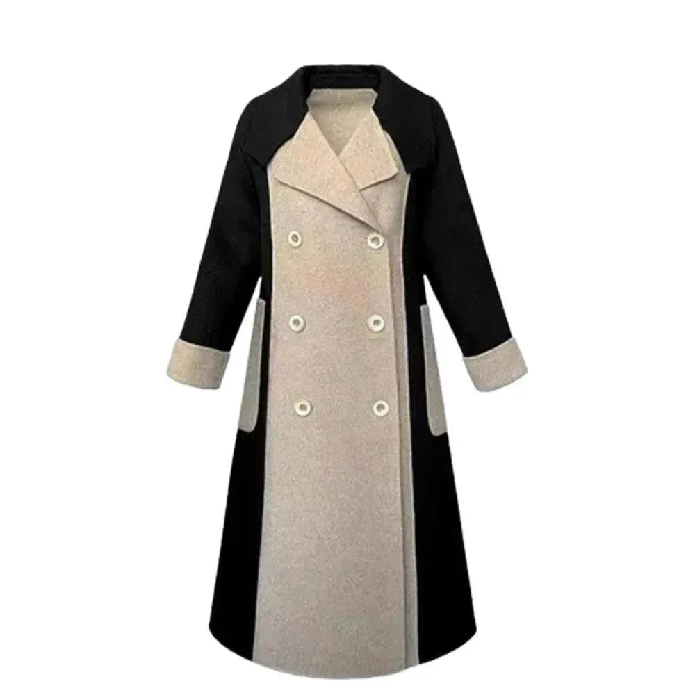 Women's Trench Coat Longline Double Breasted Fit
