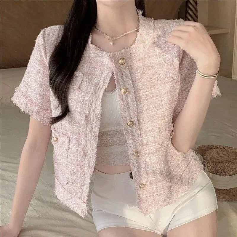 Women’s Tweed Sport Jacket Lightweight Style