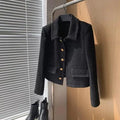 Women’s Vintage Tweed Jacket Retro Style