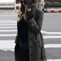 Women's Wool Overcoat Full Length Tailored Fit
