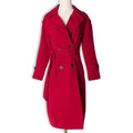 Women's Work Trench Coat Slim Fit Office Style