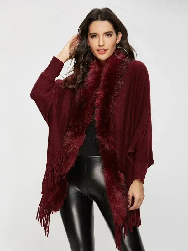 Women's Wrap Coat Long Shawl Collar Style