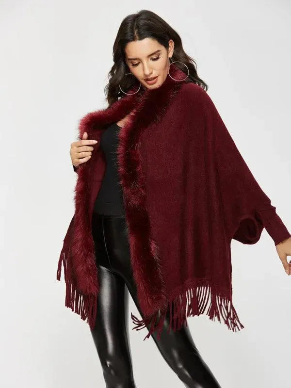 Women's Wrap Coat Long Shawl Collar Style
