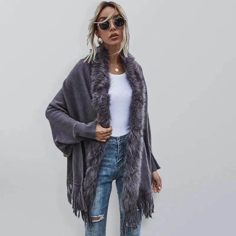 Women's Wrap Coat Long Shawl Collar Style