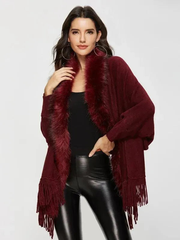 Women's Wrap Coat Long Shawl Collar Style
