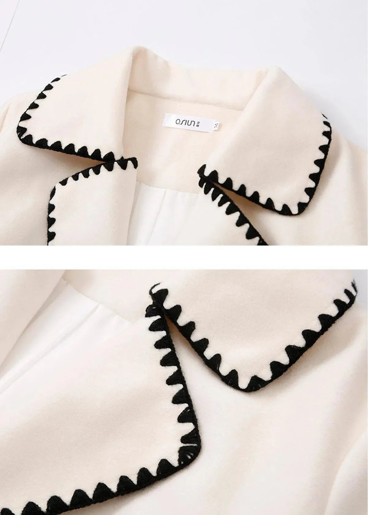 Women's Wrap Coat Longline Belted Elegant Style