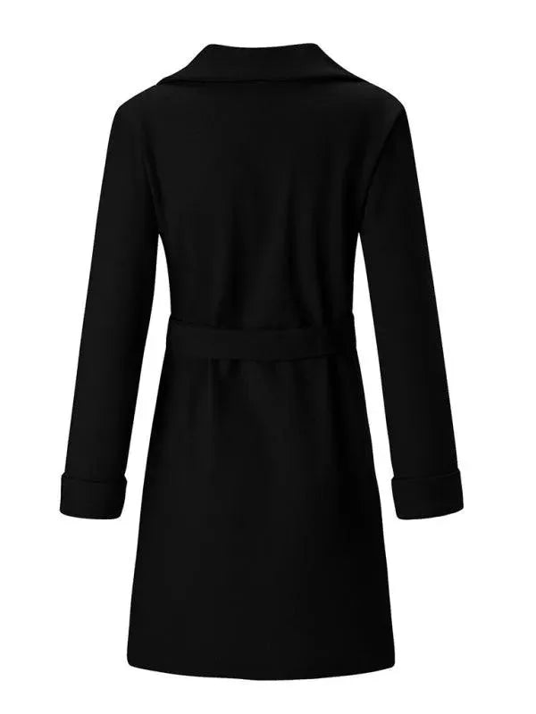 Women's Wrap Coat Oversized Belted Elegant Style
